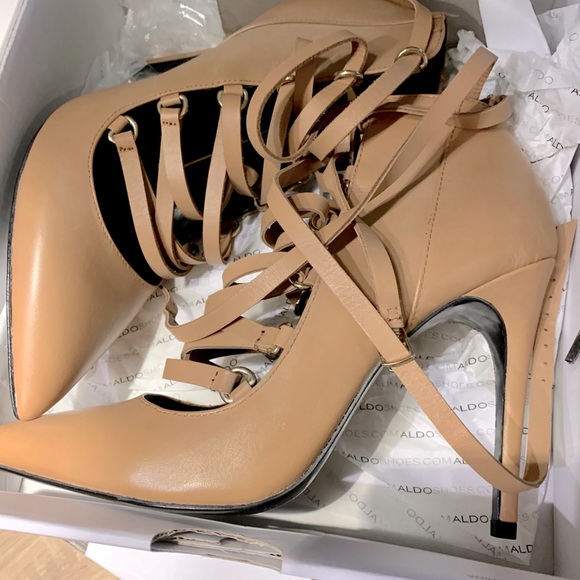 Aldo leather heels